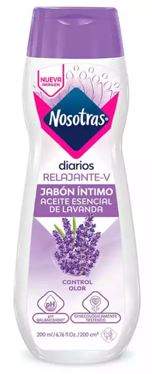 JABON INTIMO DIARIO ACEITE ESENCIAL DE LAVANDA NOSOTRAS 200ML