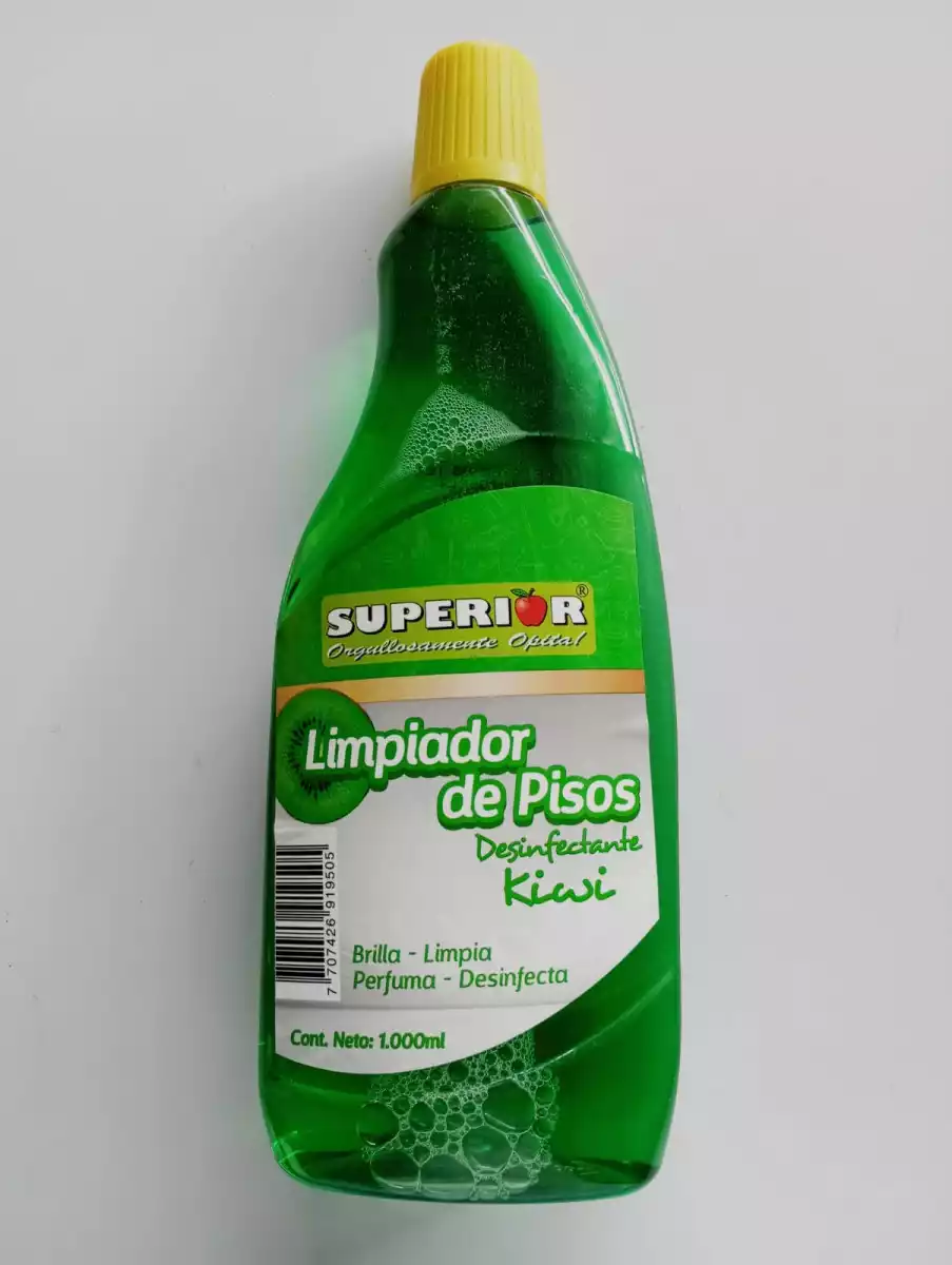 LIMPIA PISOS SUPERIOR DESINFECTANTE KIWI 1000ML