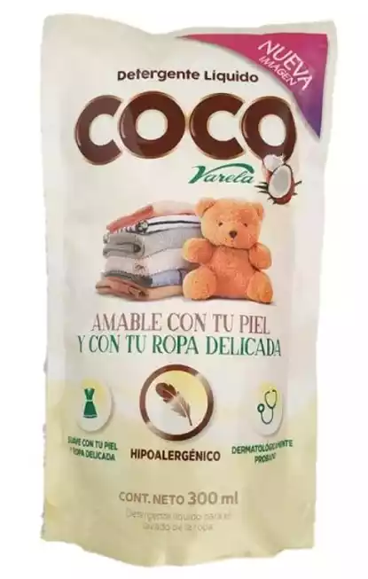 DETERGENTE LIQUIDO COCO VARELA 300ML