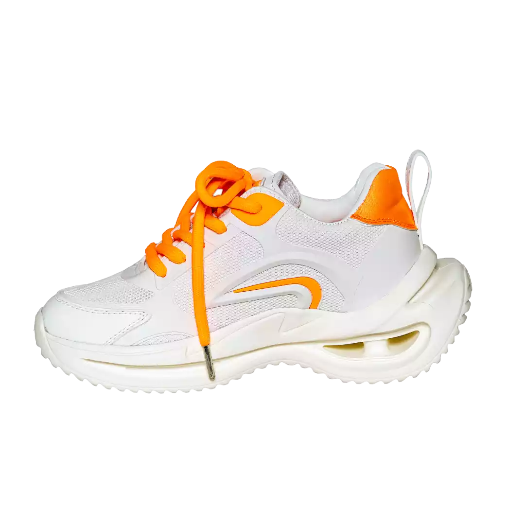 585 WHITE ORANGE WOMEN'S TENNIS TL 38